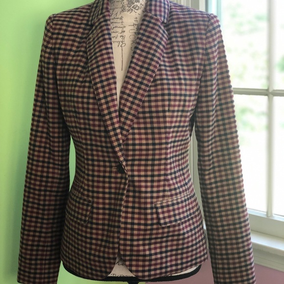 Merona Jackets & Blazers - Merona | Checkered Blazer